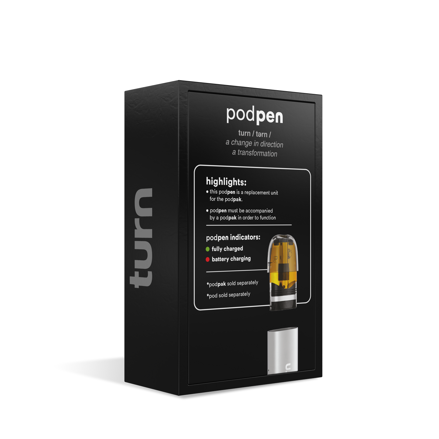 replacement podpen // battery // white