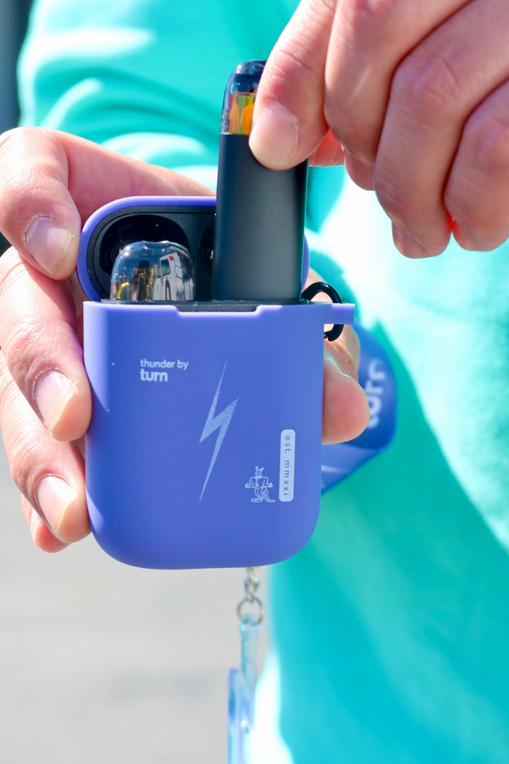 100% essentials kit // "thunder" podpak silicone case