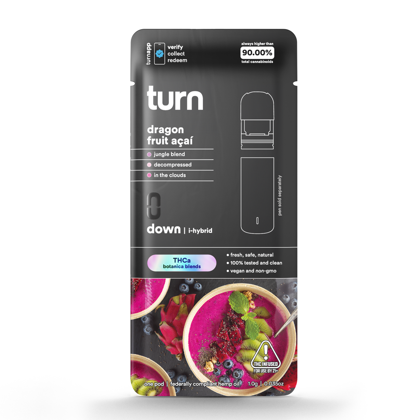 dragon fruit acai // thca