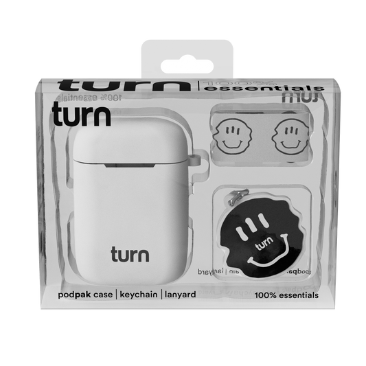 100% essentials kit // smiley podpak silicone case