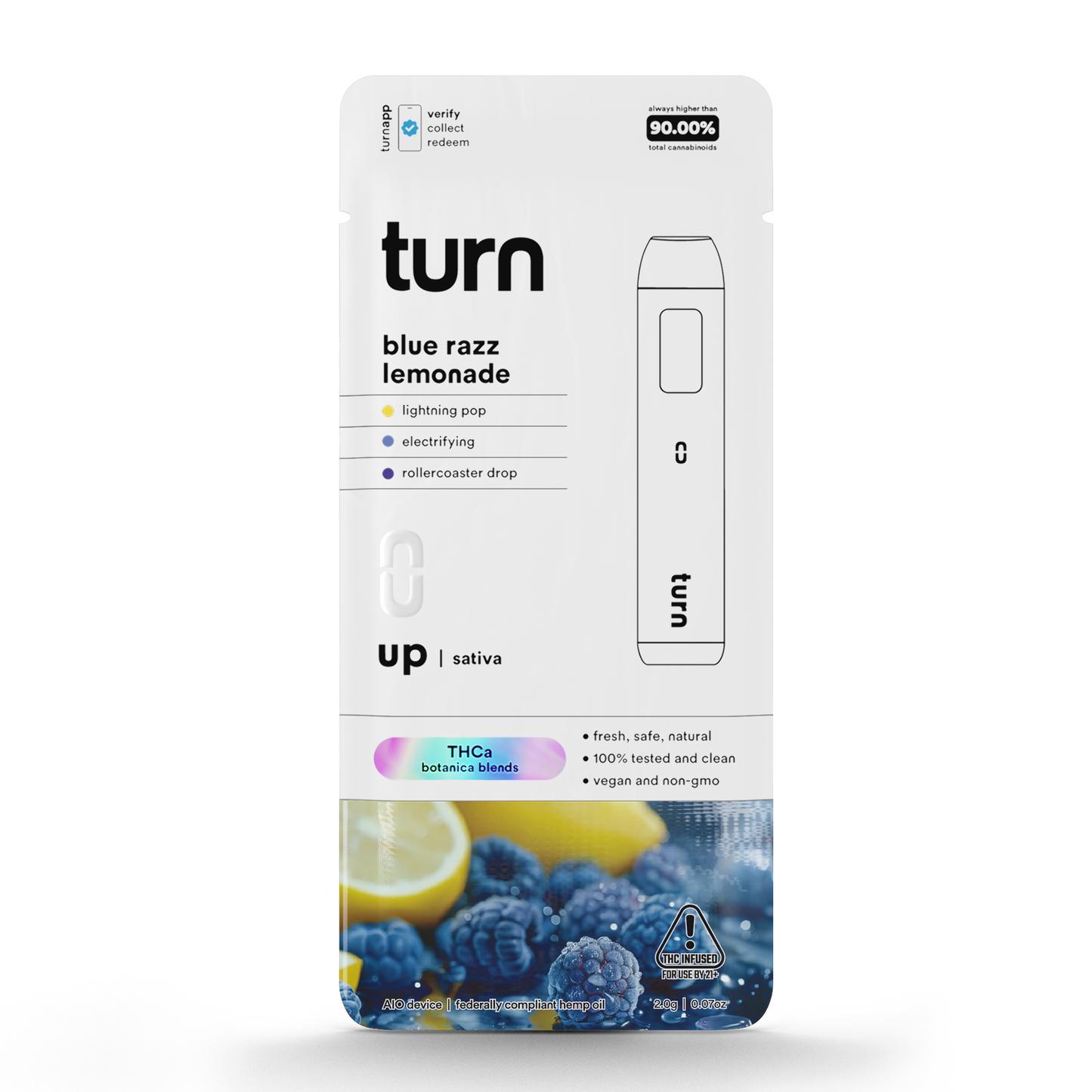 blue razz lemonade  // 2.0g // thca