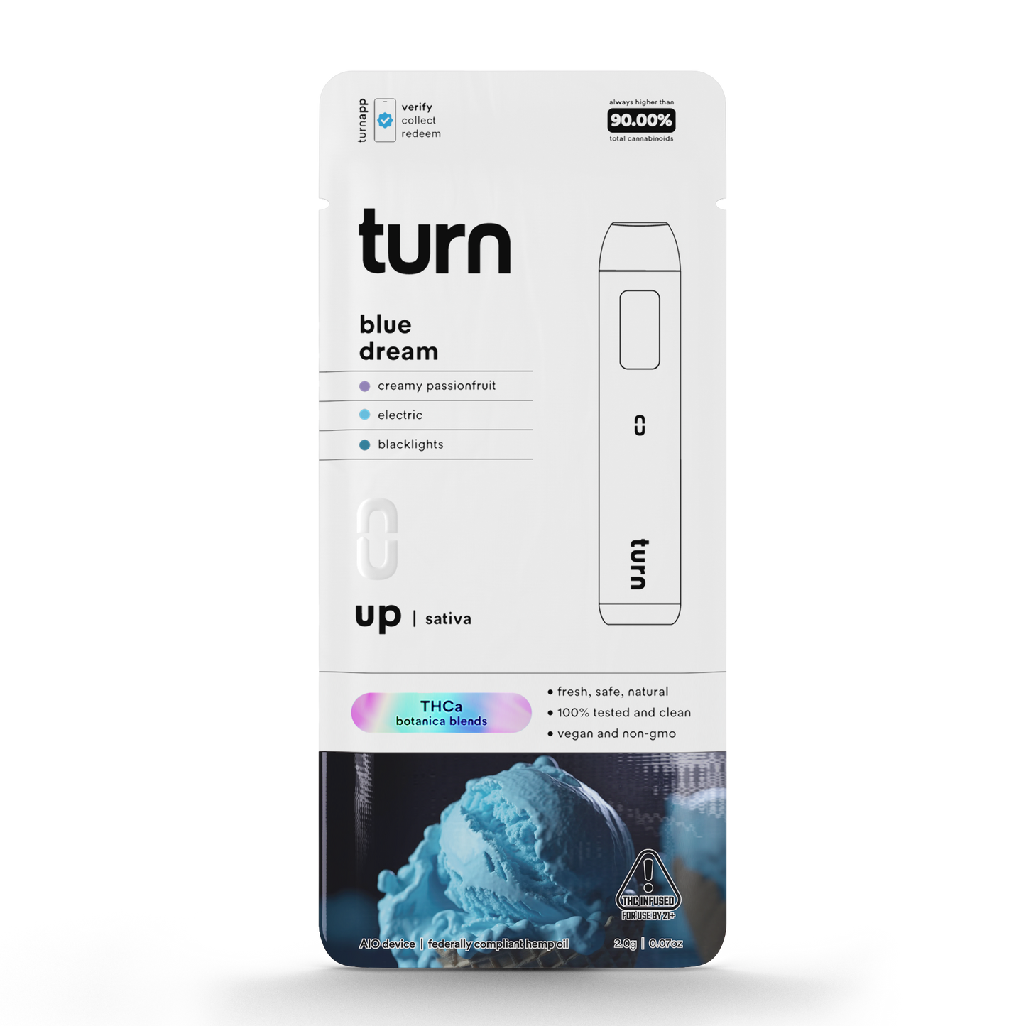 blue dream // 2.0g // thca