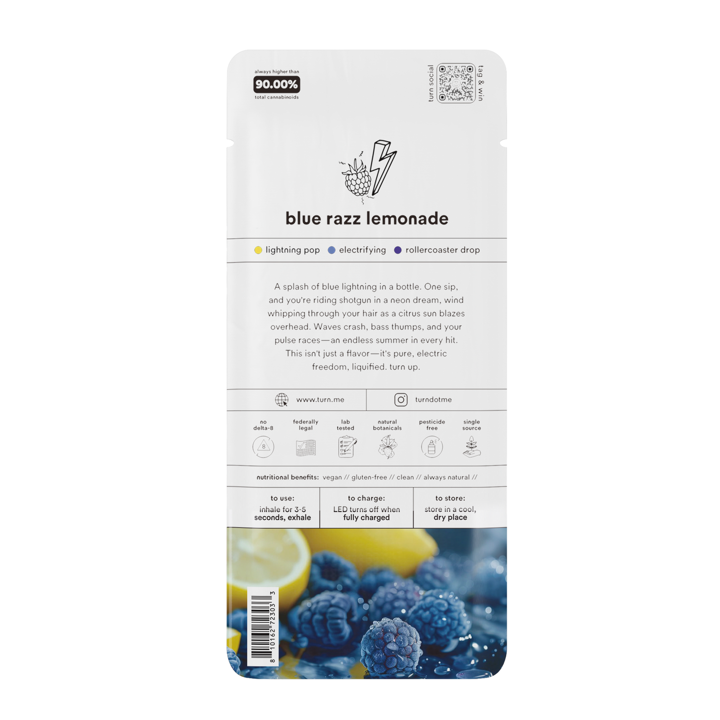 blue razz lemonade // 2.0g // thcp