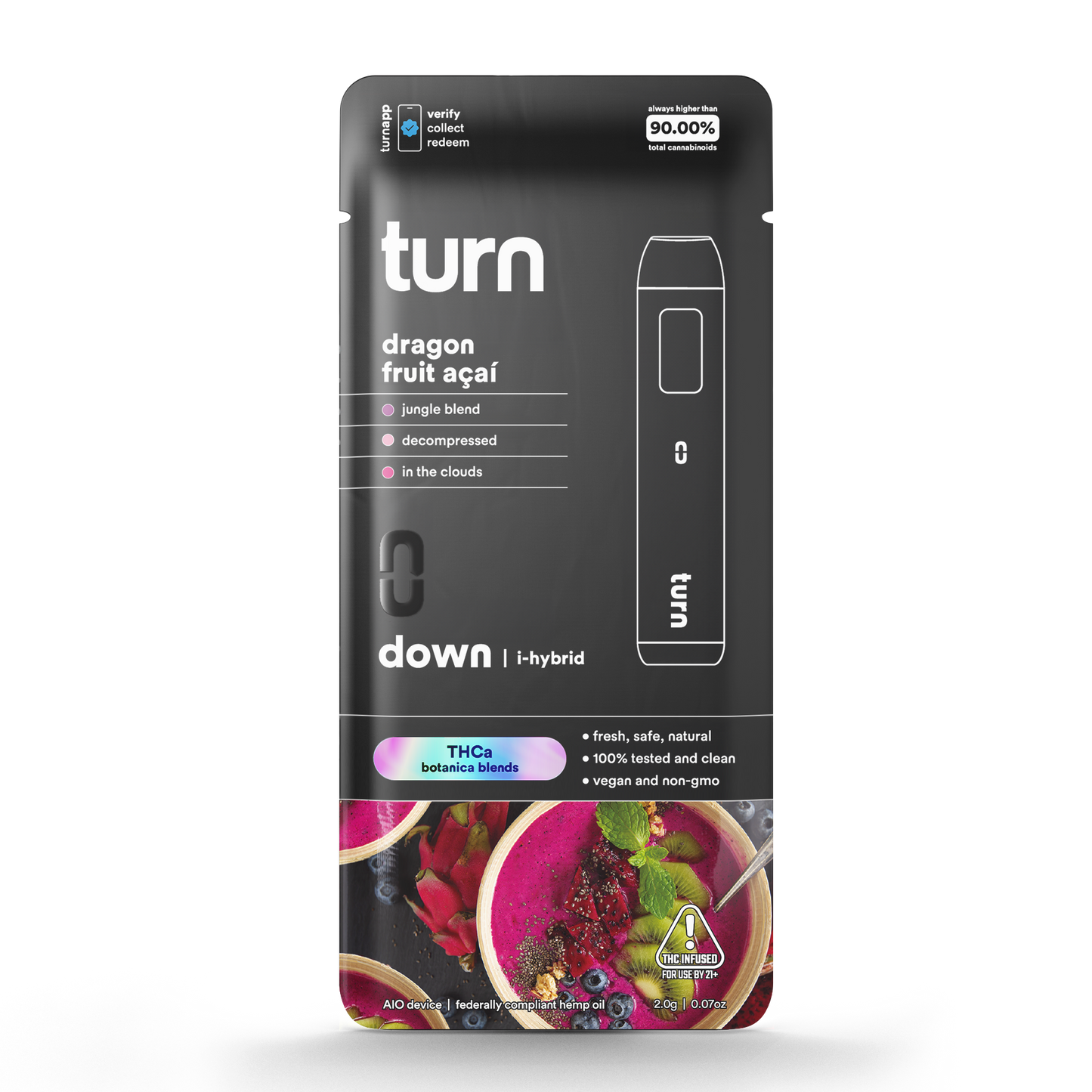 dragon fruit açaí // 2.0g // thca