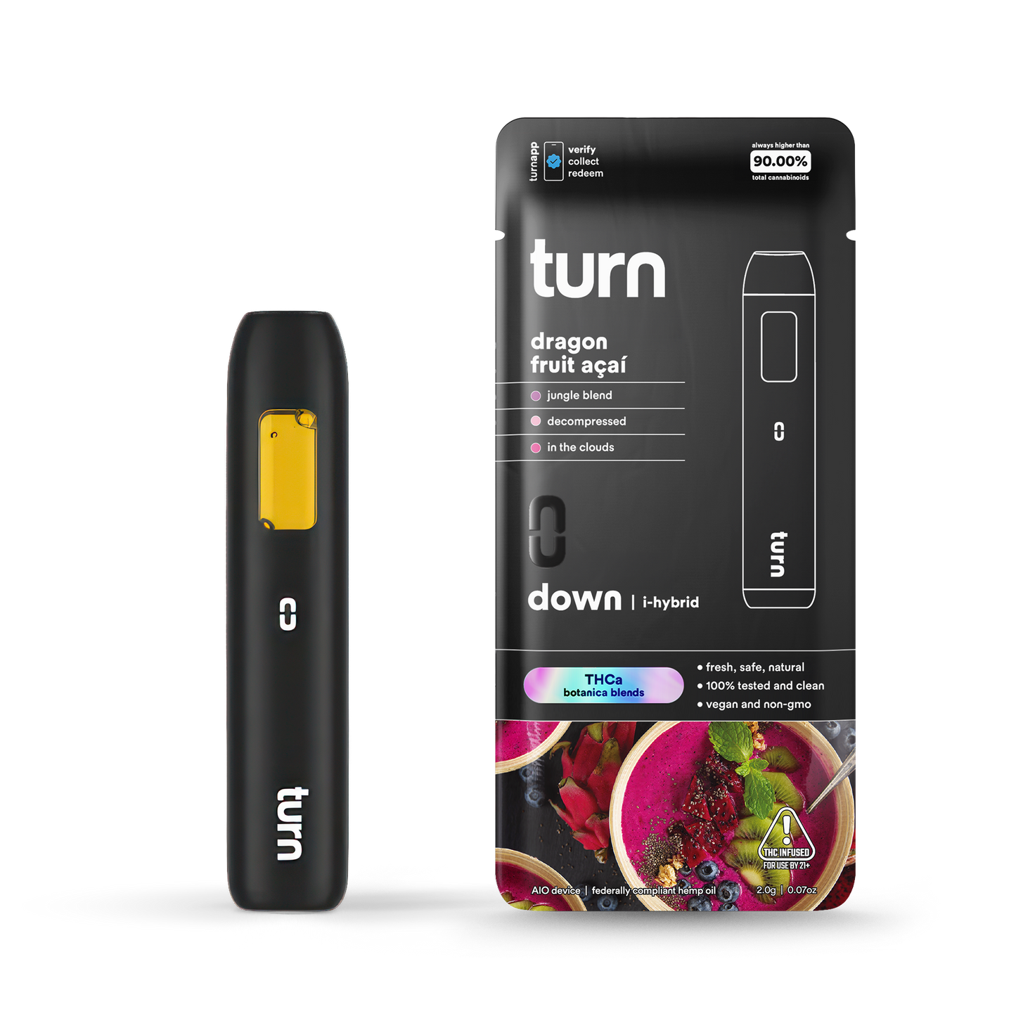 dragon fruit açaí // 2.0g // thca