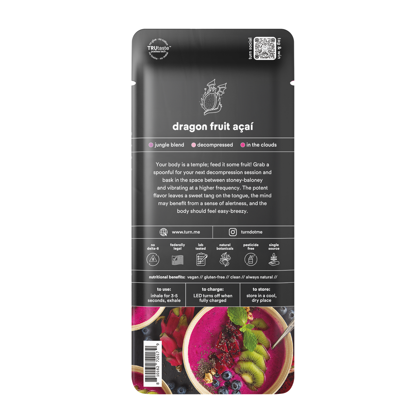 dragon fruit açaí // 2.0g // thca