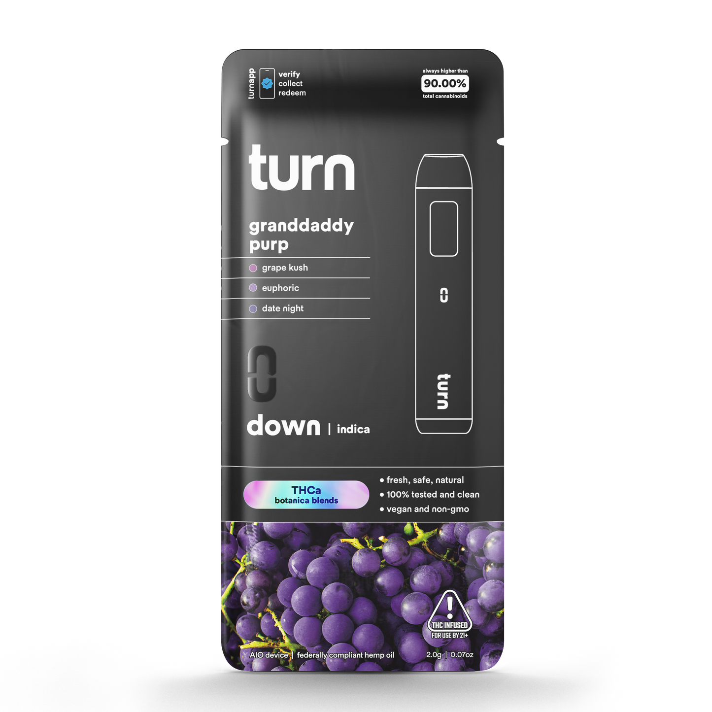 granddaddy purp // 2.0g // thca