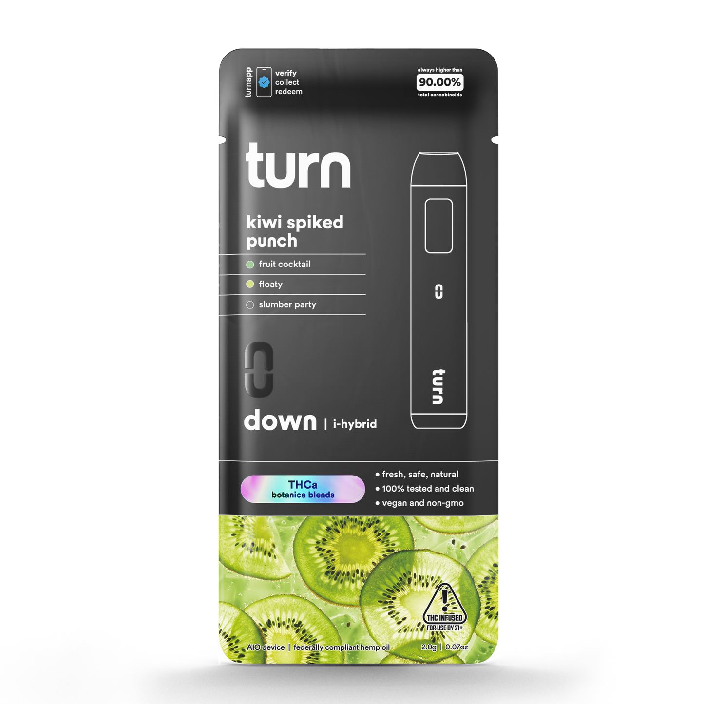 kiwi spiked punch // 2.0g // thca