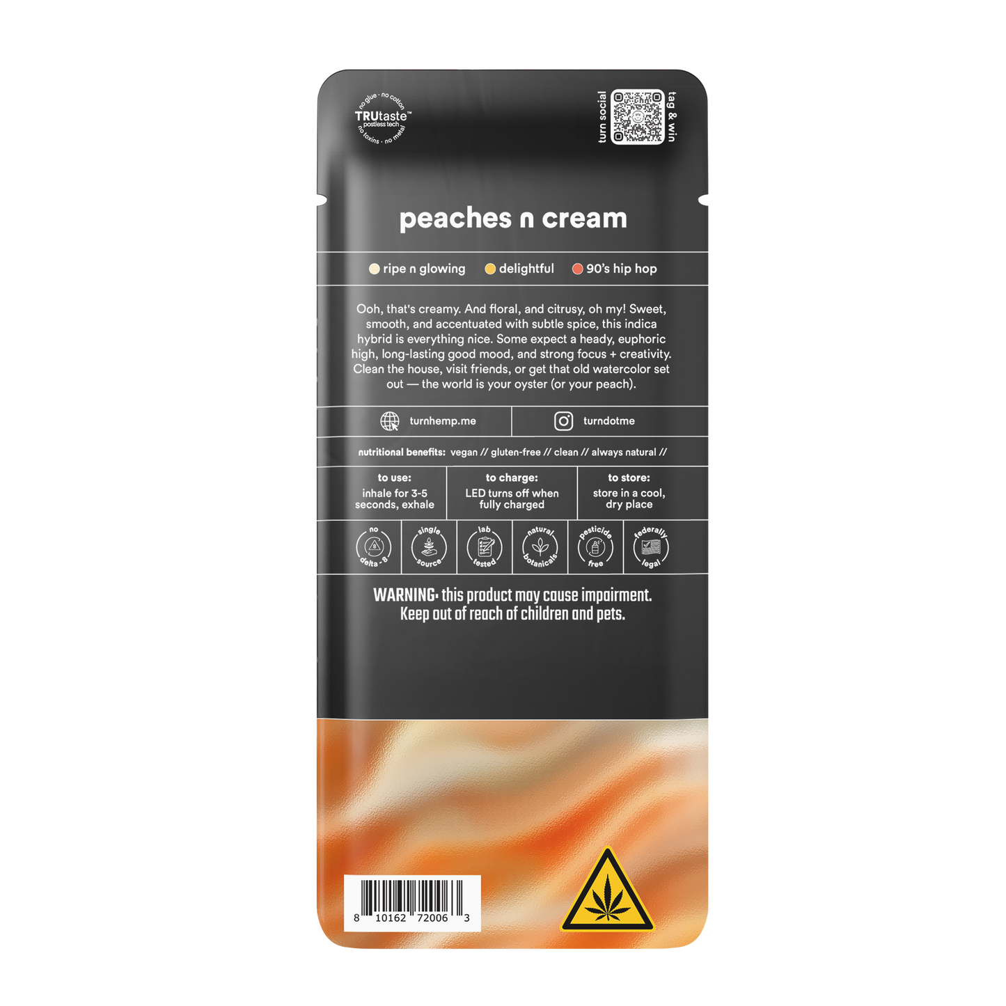 peaches n cream // 2.0g // thca