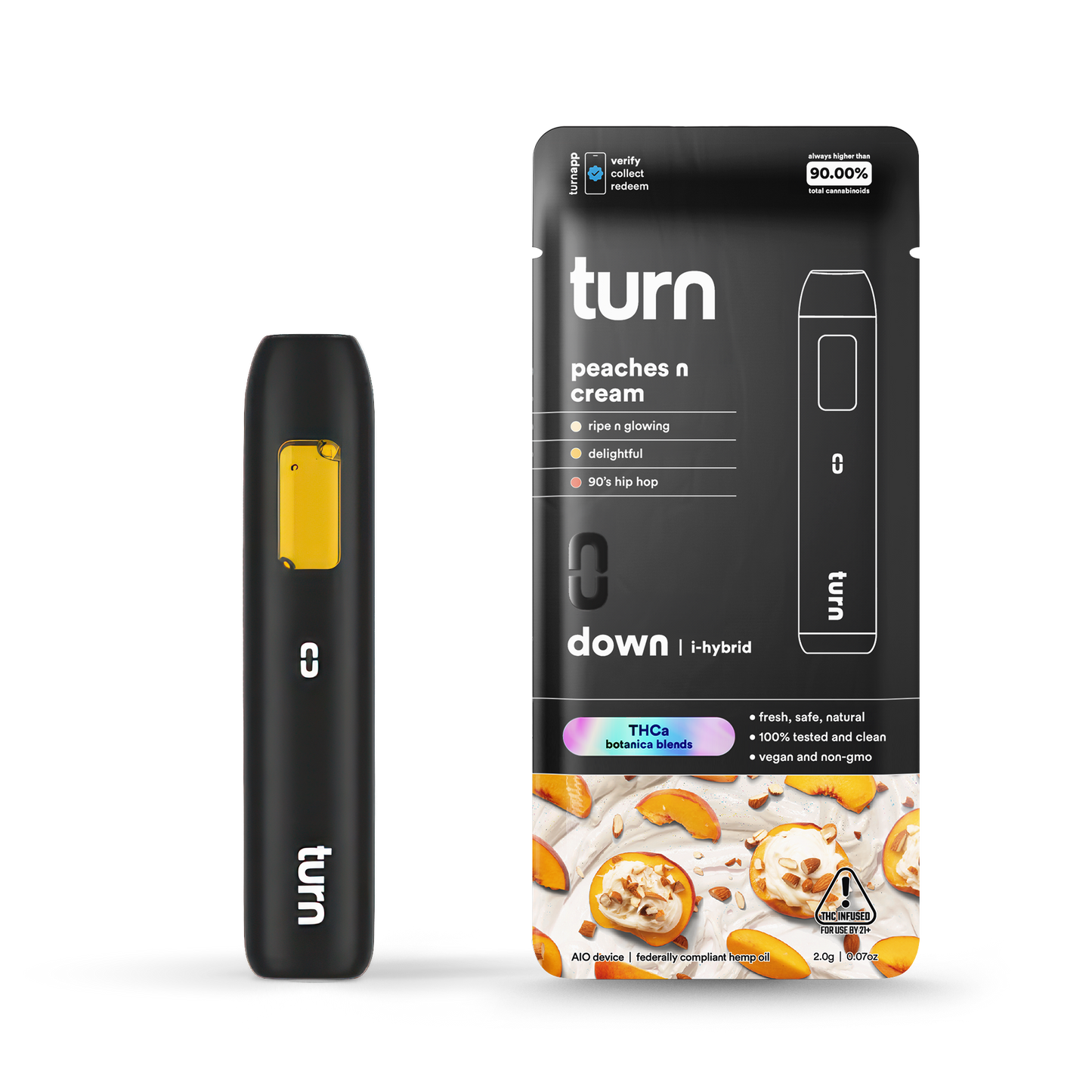 peaches n cream // 2.0g // thca
