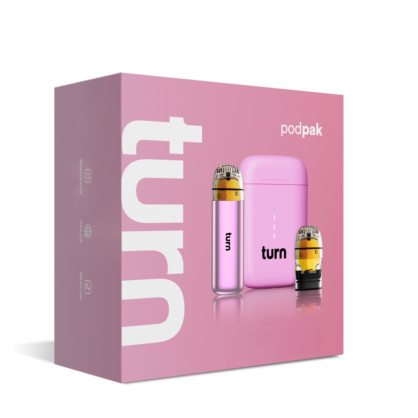 turn podpak // pink