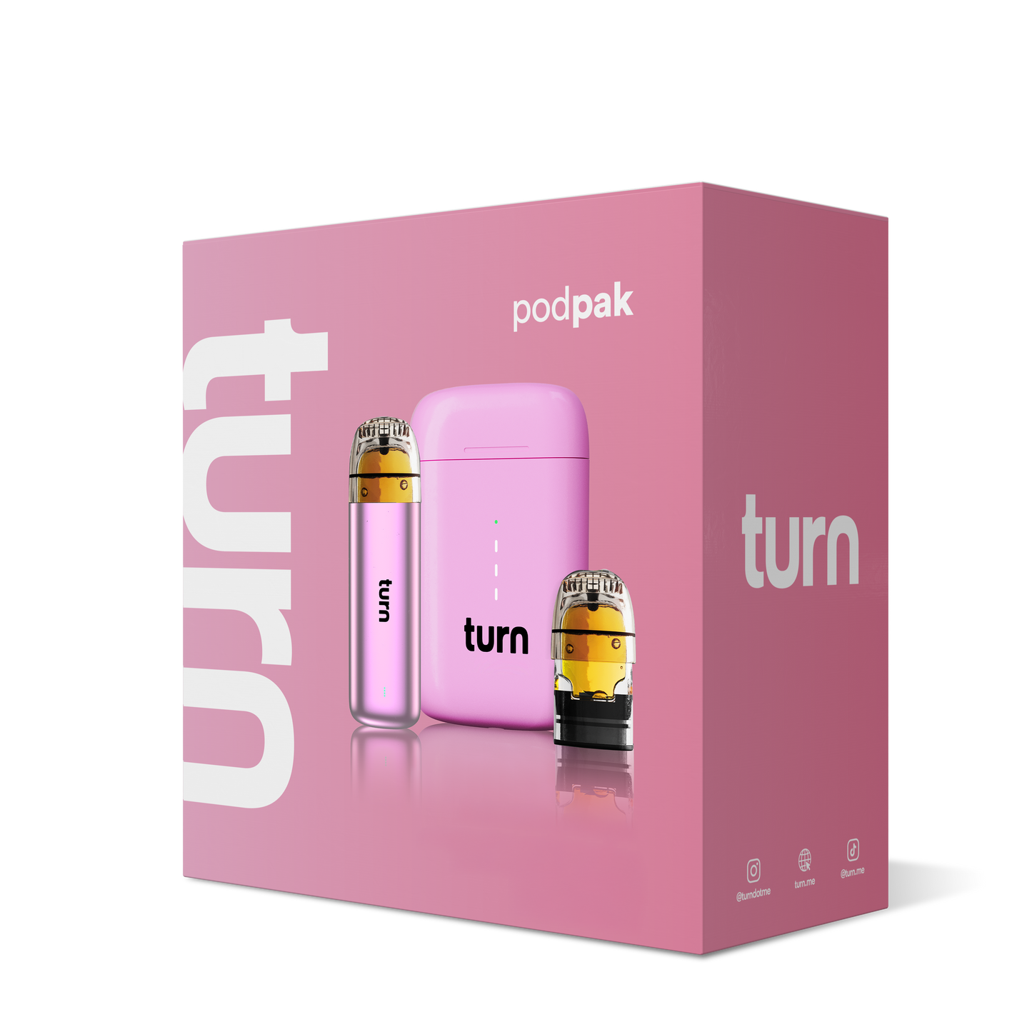 turn podpak // pink