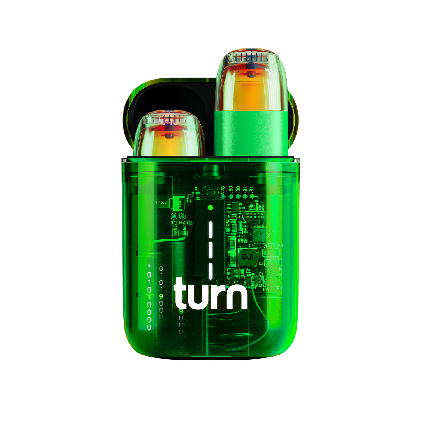 turn podpak // slime green