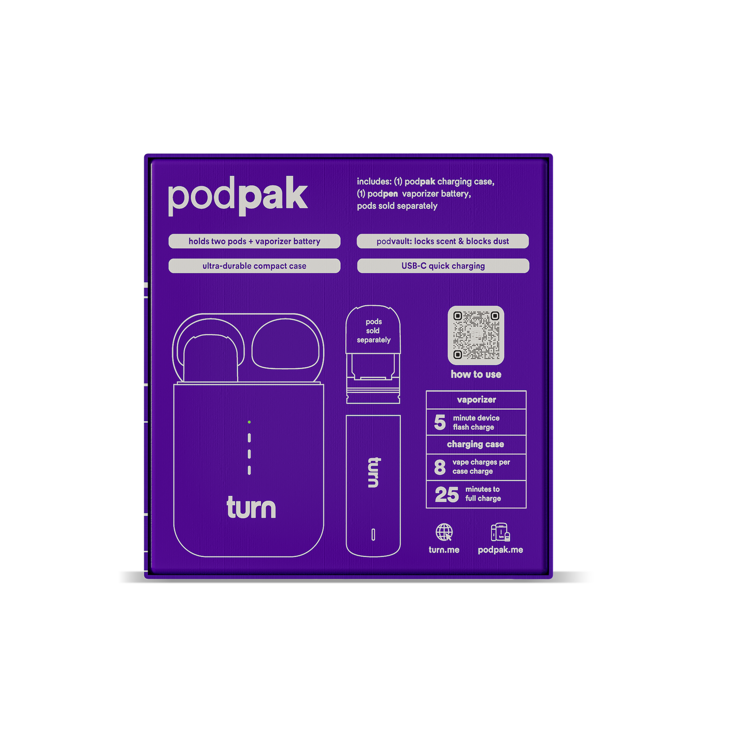 turn podpak // atomic purple