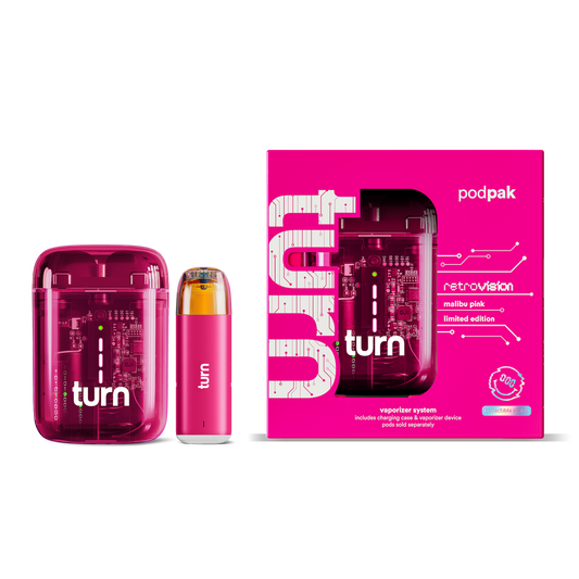 retrovision turn podpak // malibu pink