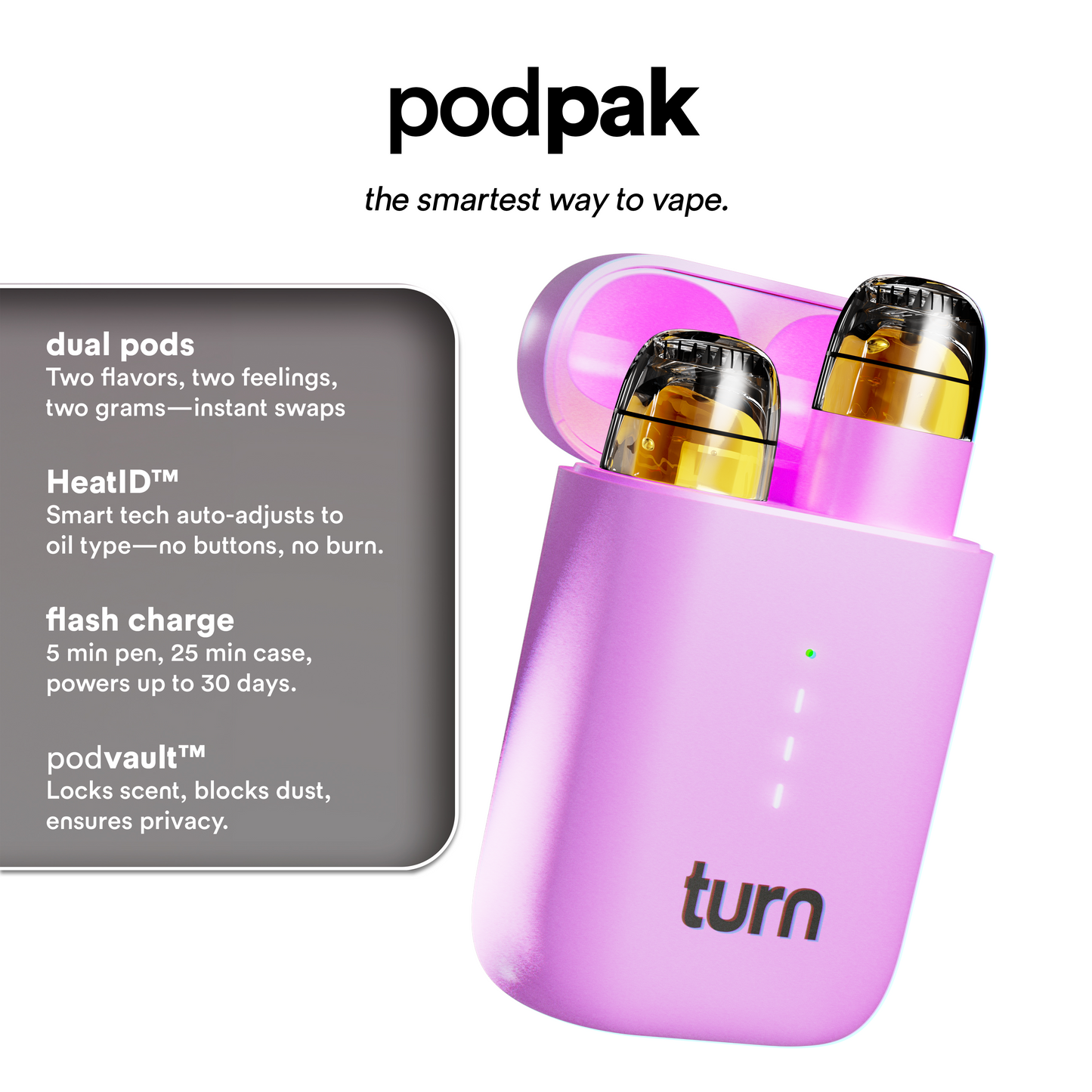turn podpak // pink