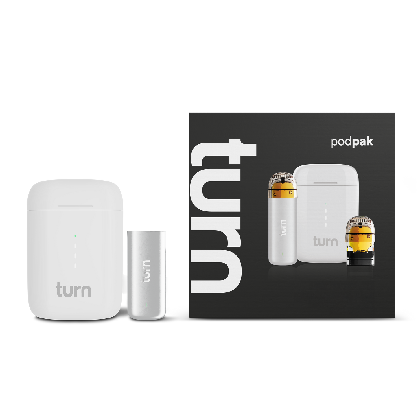 turn podpak // white